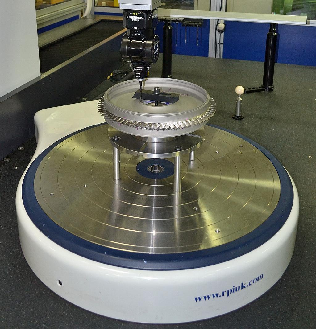 Rotary tables are an ideal addition to CMM machines - particularly for measuring complex parts such as rotor discs
