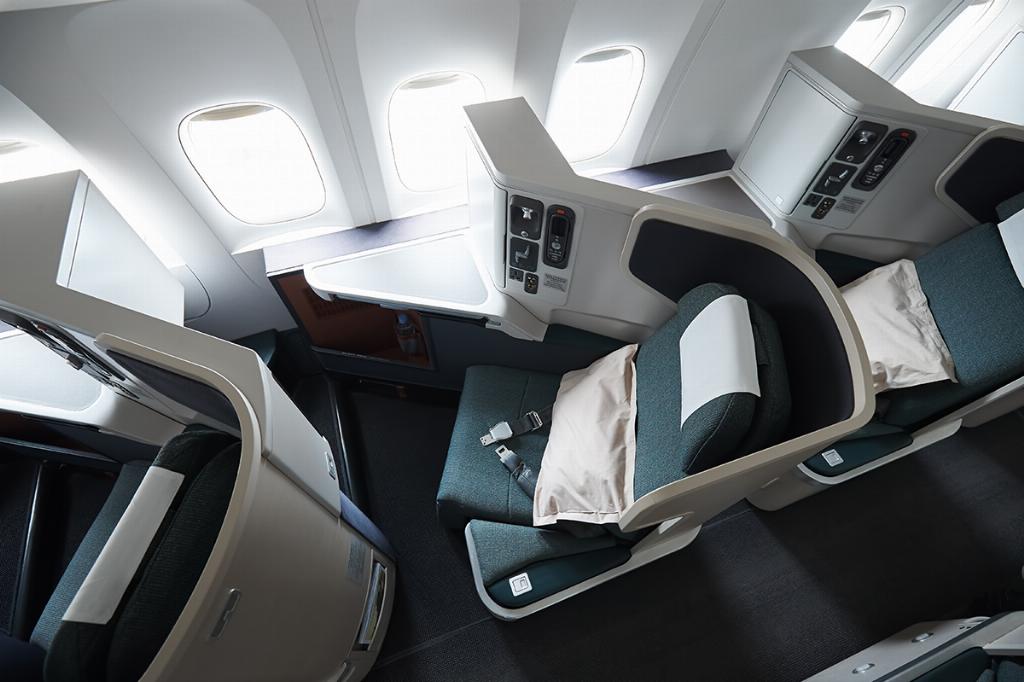 Comfort and connectivity: Cathay Pacific's business class seat