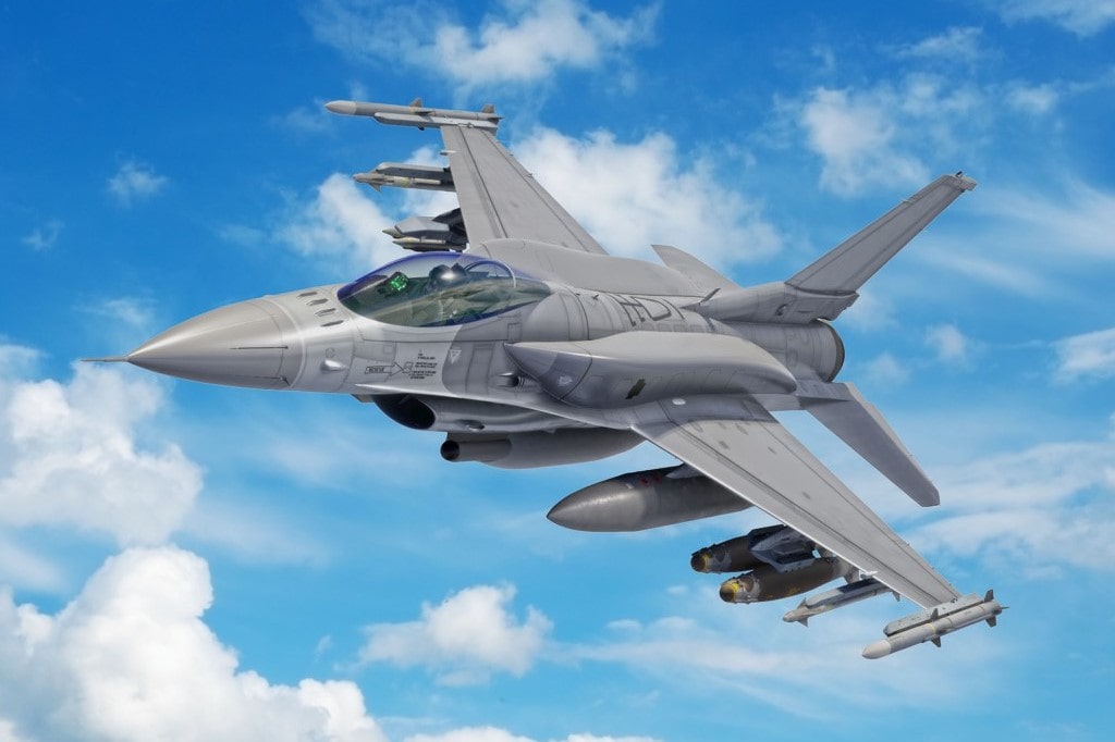 A Block 70 F-16, which will be produced in Greenville, South Carolina