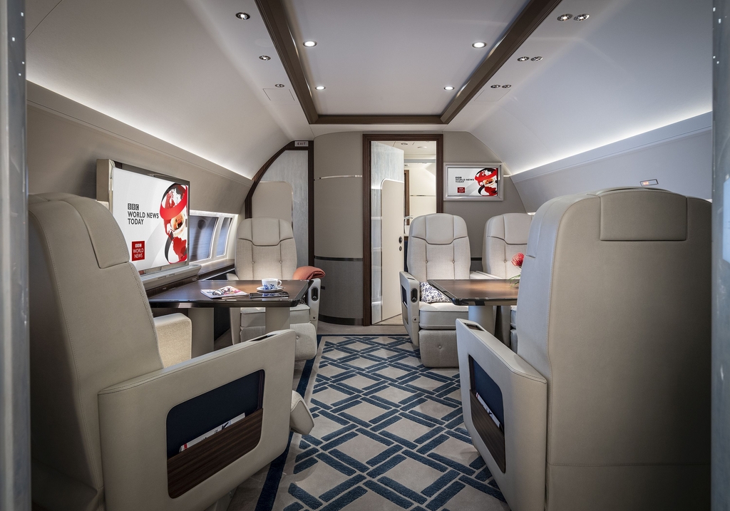 The State of the Netherlands Boeing BBJ – PH-GOV interior designed by ALTEA