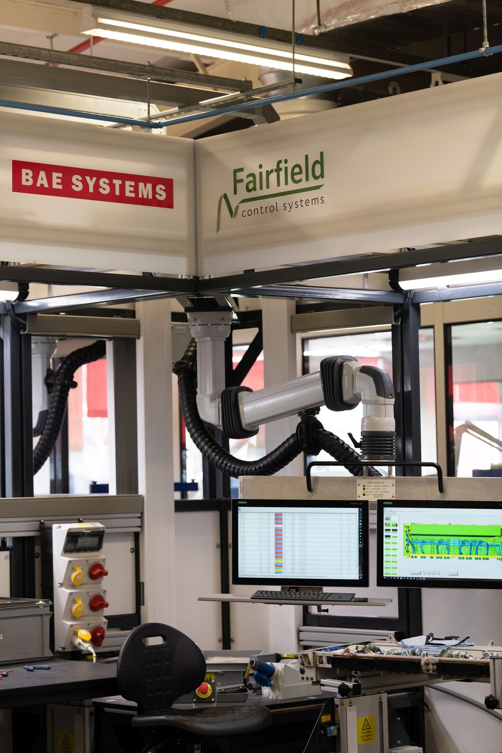 Fairfield Control Systems played a key role in the supply of the smart gantry system 
