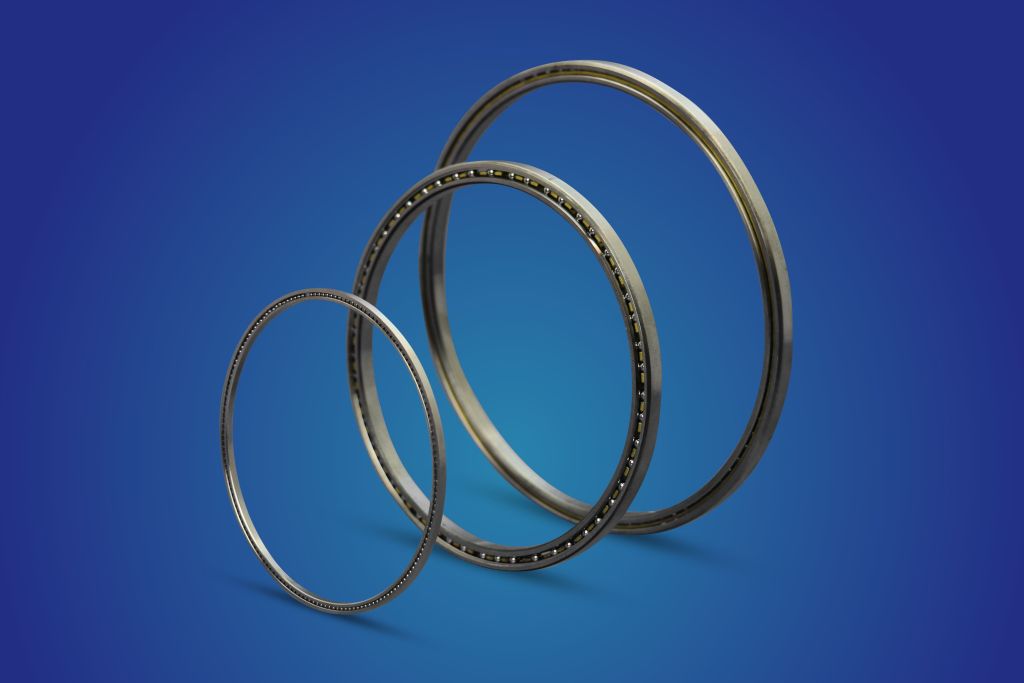 Thin section bearings for space applications