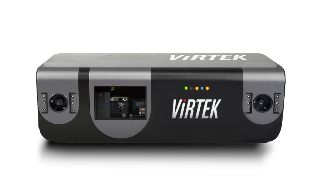 Virtek’s integrated stereo camera, the Vision Positioning System