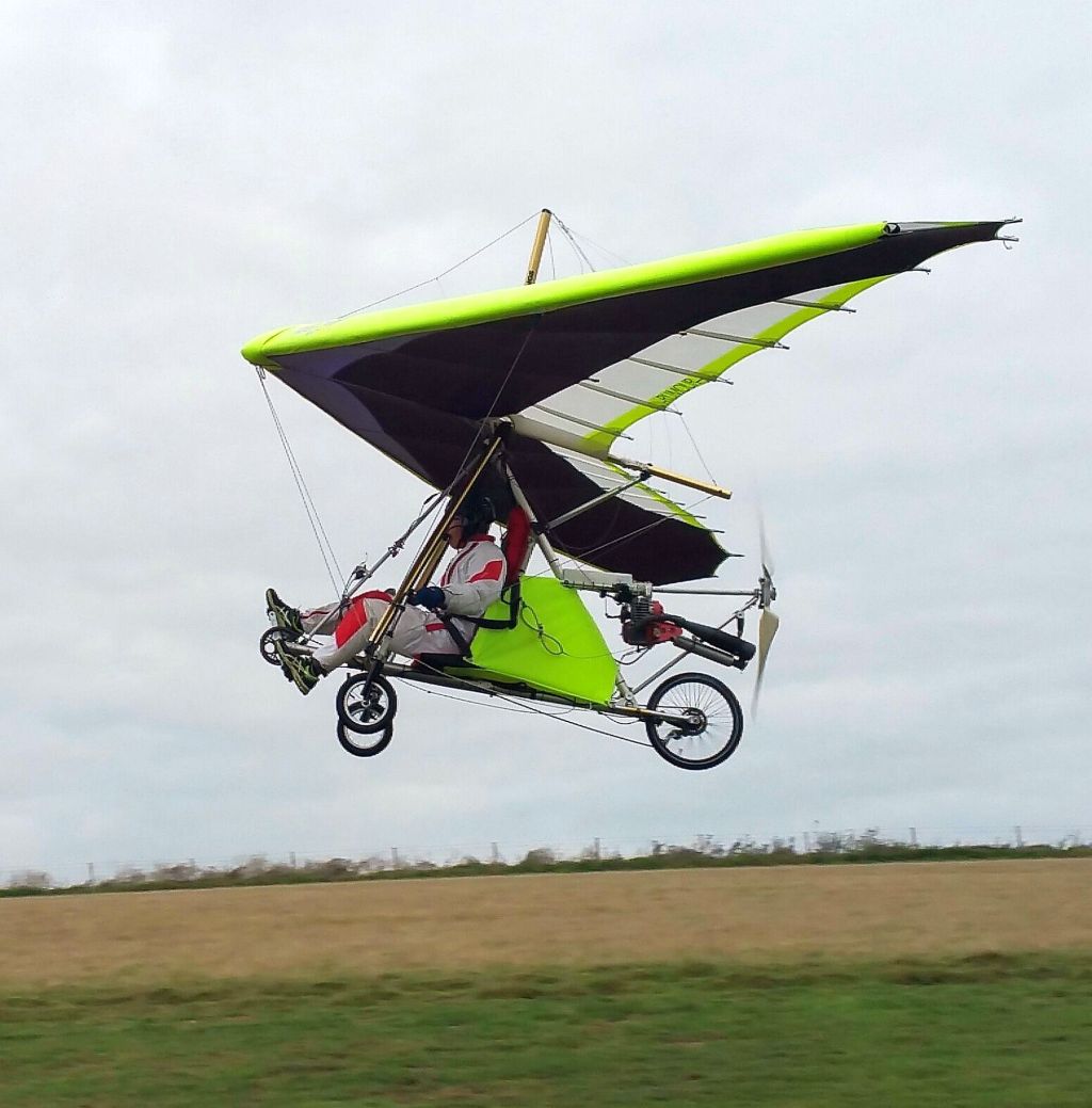 The Mk1 Flycycle takes to the air!