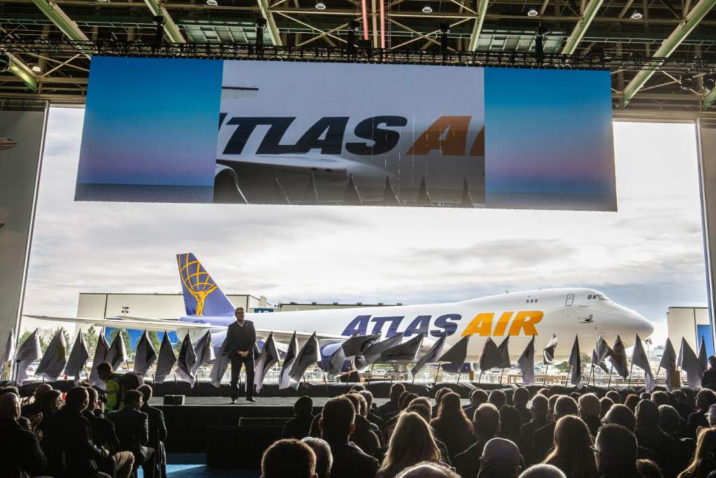 The last plane was handed over at a ceremony in Boeing's Everett factory 