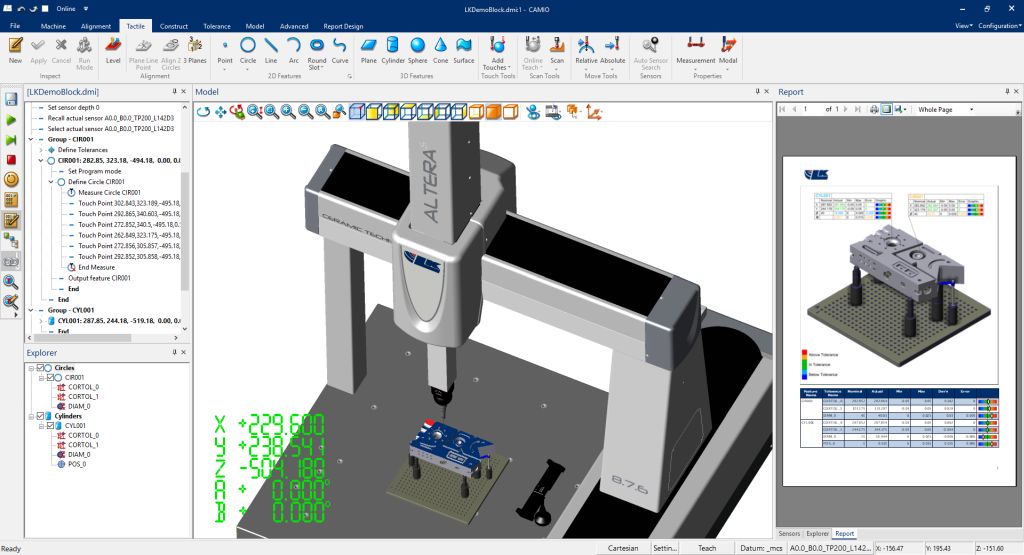 CAMIO software’s interoperability means it can be used across many different CMM platforms, sensor technologies and manufacturing sites