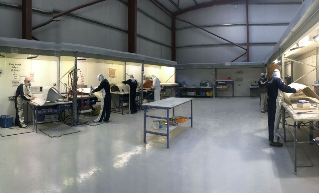 In recent years, The Exact Group’s composites department has grown significantly, and now includes a state-of-the-art finishing suite