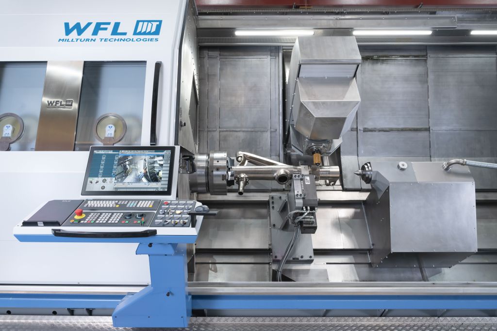 M80/4,500mm MILLTURN: Maximum precision and reliable machining of complex geometries are the key factors here